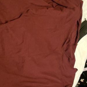 Maroon Long Sleeve Tee